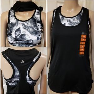 NEW! Women's B Sporty Kaleidoscope Tank (Blk) - M